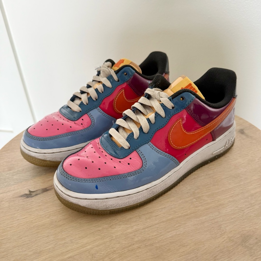 Nike Undefeated x Air Force 1 Low Total Orange Men's Size 6